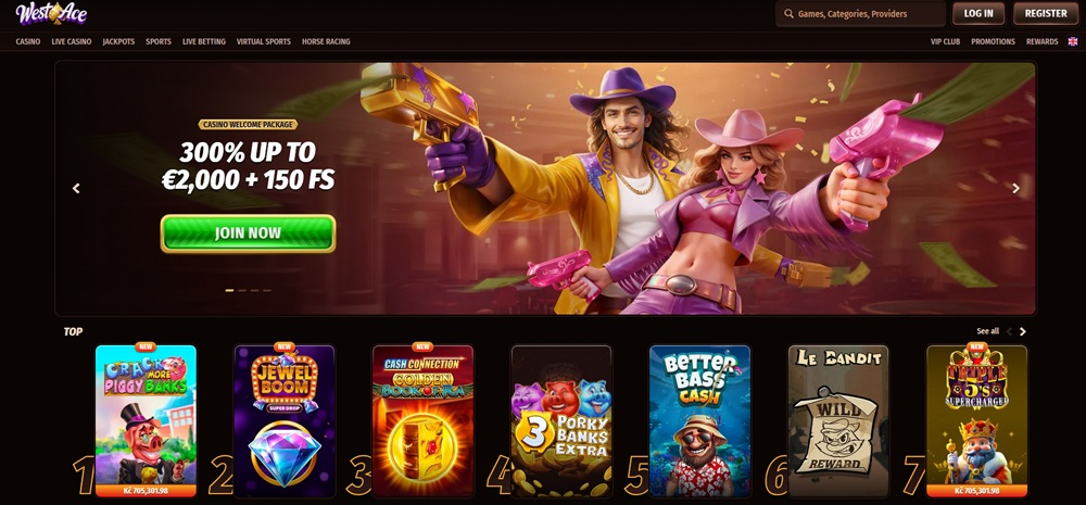 online westace casino zonder cruks homepage